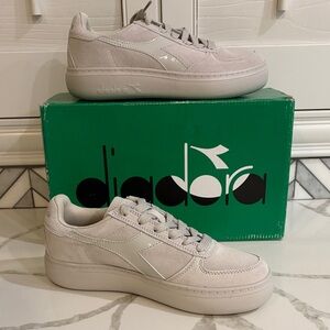 Diadora Heritage Line Made in Italy Women's Light Gray Casual Shoes